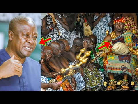 Read more about the article Dîsturbing Video Dropped As Otumfuo Osei Tutu Snubbed Mahama