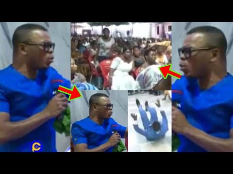 Read more about the article Angr¥ Bishop Obinim Physically Att@cked His Own Church Members, Video Will Sh0ck You