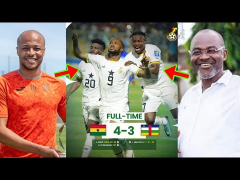 Read more about the article Hon Kennedy Agyapong, Dede Ayew And Other Top Celebs Reacted To Ghana Victory Against C.A.R