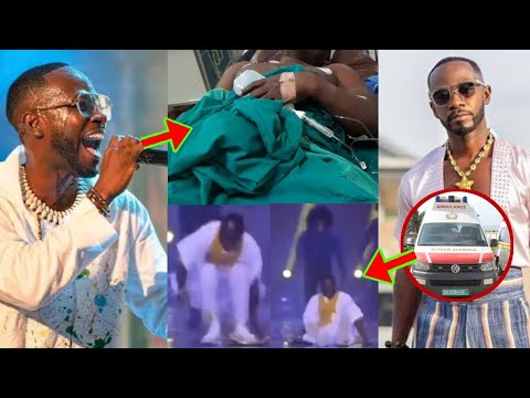 Read more about the article Okyeame Kwame Nearly Di£d On Stage While Performing