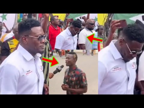 Read more about the article See How Asamoah Gyan Lookalike Seriously Begs Him In Kumasi At Asamoah Gyan’s Program