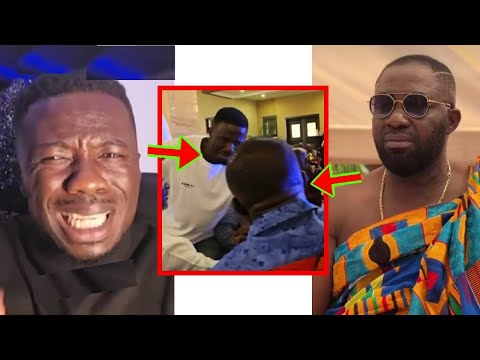 Read more about the article See What Dr Kwame Despite Was Caught Trying To Put Into Kwaku Manu’s Mouth In Public