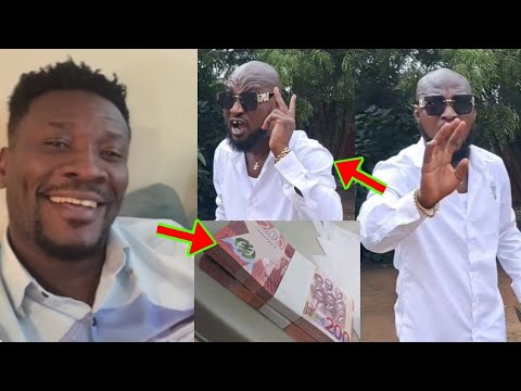 Read more about the article This Hard Ghana Asamoah Gyan Gifts Funny Face Camera Man, Ekow, 200 Million, Funny Face Reacted