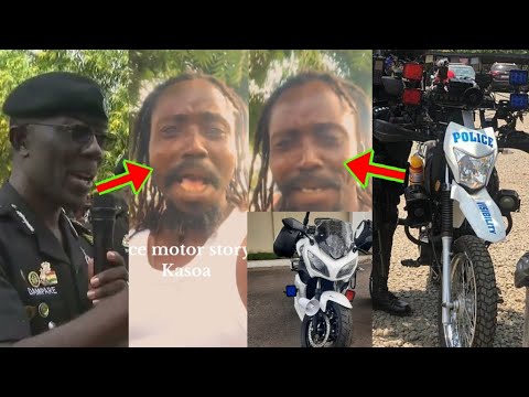 Read more about the article See How Man Ste@ls Ghana Police Motorbike