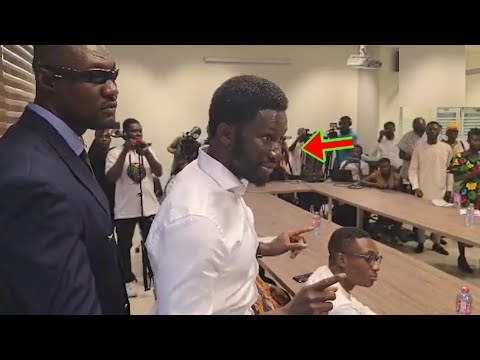 Read more about the article Watch Interesting Moment Nana Kwame Bediako Walked Out During The Balloting Process At The EC Office