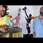 3y3 As3m o, Otumfuo Reacted To Okomfo Anokye Statue Painted In NPP Colours?