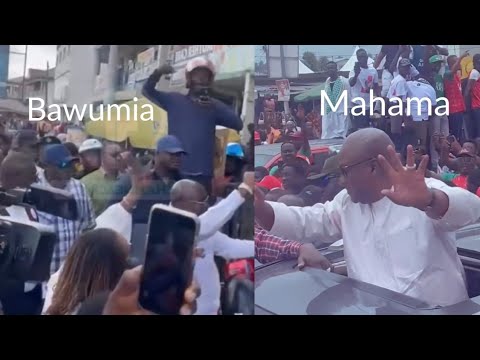 Read more about the article John Mahama And Dr Bawumia At Kasoa For Campaign, See What Happened As The Video Caused A Stir