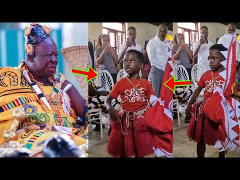 Read more about the article Watch The Moment A Small Fante Boy Gave Otumfuo An Order Which Otumfuo Obeyed