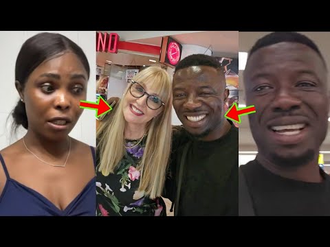 Read more about the article See How Kwaku Manu Is Te@sing Some People As He Shows His White Girlfriend He Has Met