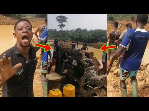 Read more about the article Act!on Video: Sehwi Youths Uses Their Raw Hands To St0p Galamsey Operators With Gu*ns