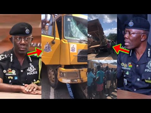 Read more about the article IGP Swifty Reacted To Acc!dent Truck With Ghana Police Stickers Carrying Galamsey Equipment To Site