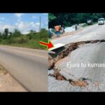 Earthqu@ke Or Galamsey, Kumasi To Ejura Road Will Sh0ck You