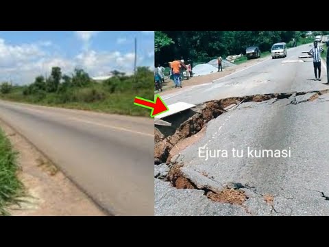 Read more about the article Earthqu@ke Or Galamsey, Kumasi To Ejura Road Will Sh0ck You