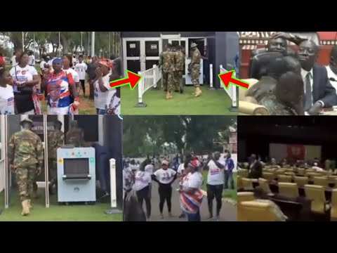 Read more about the article Parliament Today: Military Men And Plenty NPP Supporters Storms Parliament Ahead Of NPP, NDC Clash