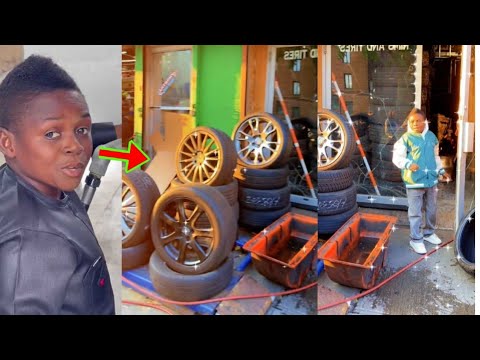 Read more about the article Yaw Dabo Spotted Doing Car Vulcanizer In America, See What He’s Saying About Vulcanizer Work In US