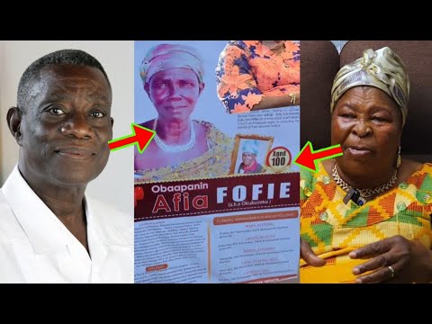 Read more about the article Meet Akua Donkor’s Mother Who Died Recently At The Age Of 100 + Akua Donkor’s Wish Before Her Déàth