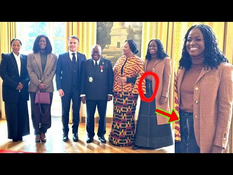 Read more about the article See The Dressing Nana Addo’s Daughter Took To France,As She Disgraces Her Dad In front Of France Prz