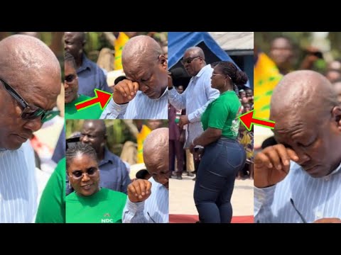 Read more about the article Azaa Man, Mahama Breaks Down In Tears While Standing There With B!g Būttt0cks MP, Ghanaians Reacted