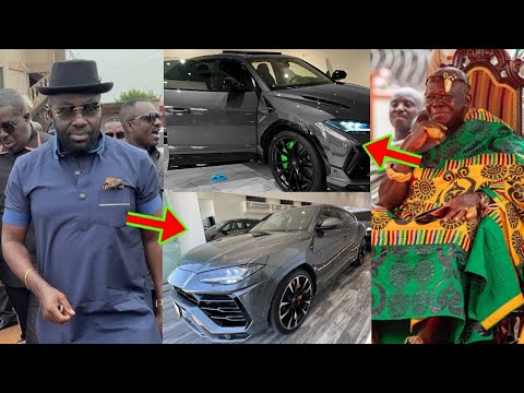 Read more about the article $300k Lamborghini: Bonofuo Can’t Control Themselves As Despite Gifts Otumfuo A Brand New Lamborghini