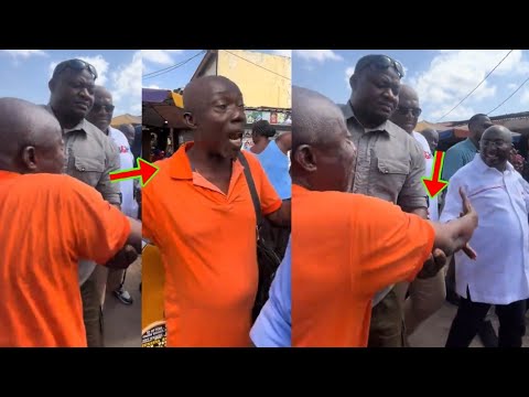 Read more about the article See What Happened As This Old Man Forces To Shake Dr Bawumia At His Campaign, Ghanaians Reacted