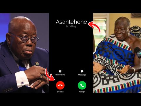 Read more about the article See How Nana Addo Arrogantly Rejects Otumfuo Calls