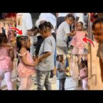 Ghanaians Hilariously Reacted As Little Girl Mistook Don Little As Her Play Mate, Forced Him To Play