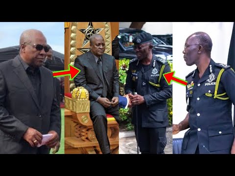 Read more about the article See How IGP Dampare Is Forcing To Speak To John Mahama