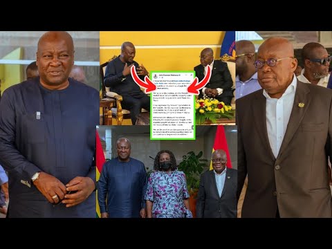 Read more about the article Sh0cking! See What Mahama Has Written On Social Media After Meeting Nana Addo For A Discussion