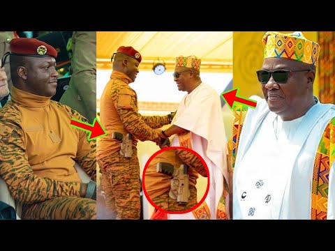 Read more about the article Why Prz Ibrahim Traore Went To Greet Prz Mahama With Gun While He’s Known For Cøup,Ghanaians Reacted