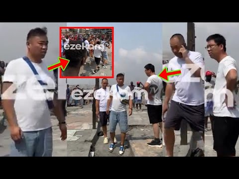 Read more about the article Chinese Men Storm Kantamanto With Excavators Says It Has Been Sold To Them, See How They Attack Them