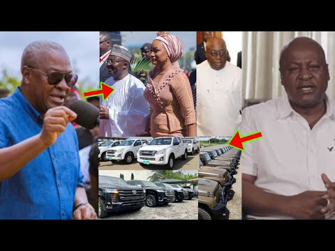 Read more about the article Breaking News: See How Angry Mahama Retrieves Govt Vehicles Bawumia N Nana Addo Were Hiding