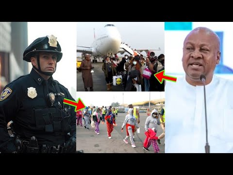 Read more about the article U.S Mass Deportation: Deported Ghanaians Arrived In Ghana? With $100m. See Prz Mahama Reaction