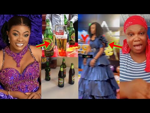 Read more about the article Diana Asamoah Anom Alcohol Abro Sram, See How Ghanaians Are Blasting Diana Asamoah For Getting Drunk