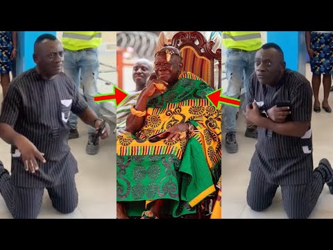 Read more about the article See What Akrobeto Is Emotionally Telling Otumfuo As He Goes Down On His Knees