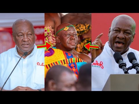 Read more about the article Nønsense! Otumfuo You’re Hypocrite, You Were Silent For 8yrs Under Nana Addo, Angry Mahama Speaks