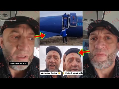 Read more about the article Azerbaijan Plane Cr@sh: The Man Who Did Video Praying Before The Plane Cr@shed Surv!ves As He Speaks