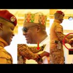 Ghanaians Reacted To How Mahama Tightly Hold Ibrahim Traore Wrist After Seeing His Side Gun