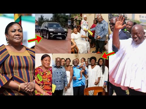 Read more about the article See How Nana Addo And His Family Are Parking Out From The Jubilee House, Ghanaians Reacted