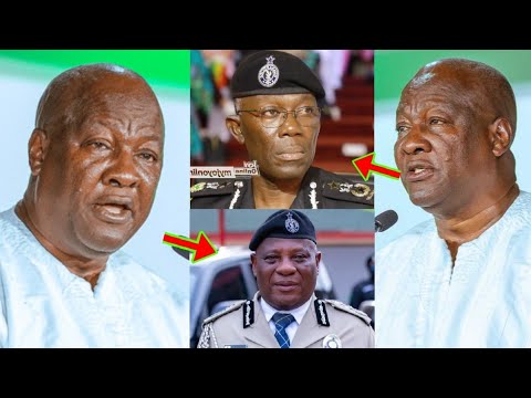 Read more about the article Breaking News: Dampare Is No More IGP? John Mahama Has Sacked Him And Replaced Him With COP Tetteh?