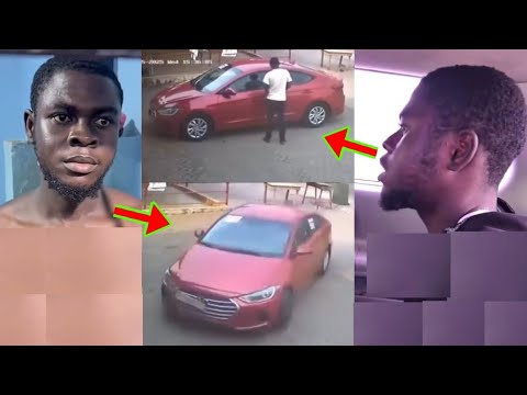 Read more about the article Car Stealing: See How Car Thief Easily Steals A Car And Drove Away At Kumasi Patasi