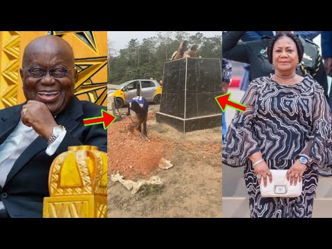 Read more about the article Nana Addo Statue: Ghanaians Reacted As Nana Addo And His Family Decides To Fix The Statue Again