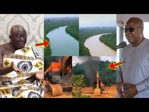 Read more about the article Otumfuo Cries For Foul Play As Mahama Takes Bold Action Against Galamsey, Check Ghana Rivers Now