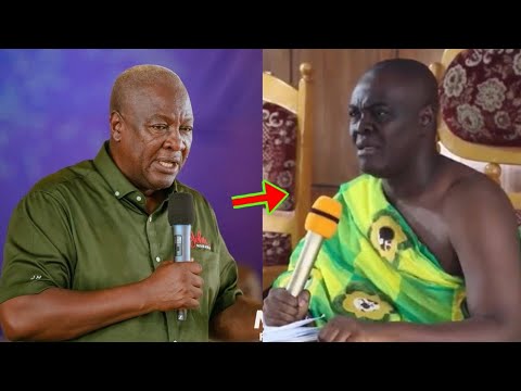 Read more about the article Angry Mahama Sends A Strong Warning. Dormaahene Will Go To Jail If He Fool In Ghana