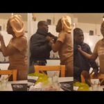 Aware Bɔne, Watch Video Of A Ghanaian W0man be@ting Her Ghanaian Husbànd In Belgium,Netizens Reacted