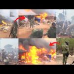 Ghana Military Búrns A Whole Village Containing More Than 10,000 Residents, The Reason Will Sh0ck U